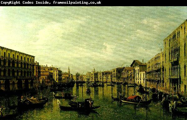 Canaletto vy over canal grande i venedig